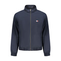 Blue Polyester Men's Jacket