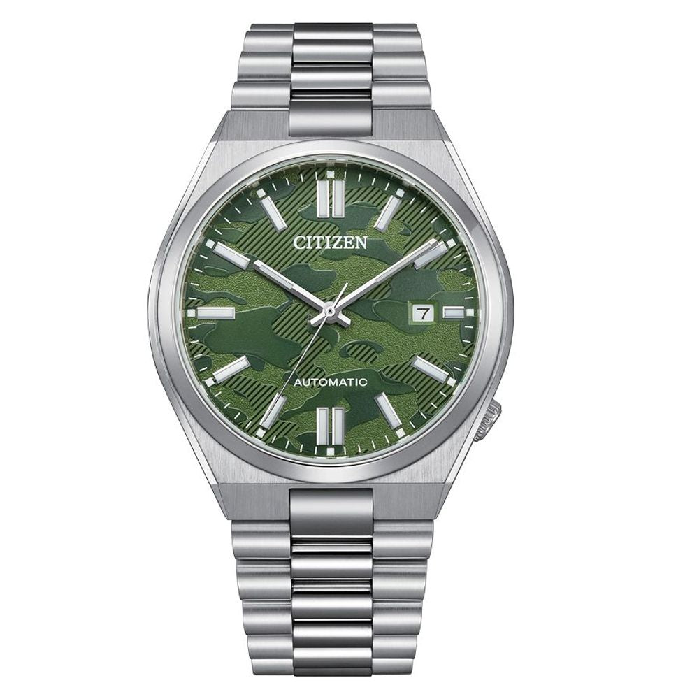 Gray Stainless Steel Dress Watch