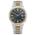 Gray Stainless Steel Dress Watch