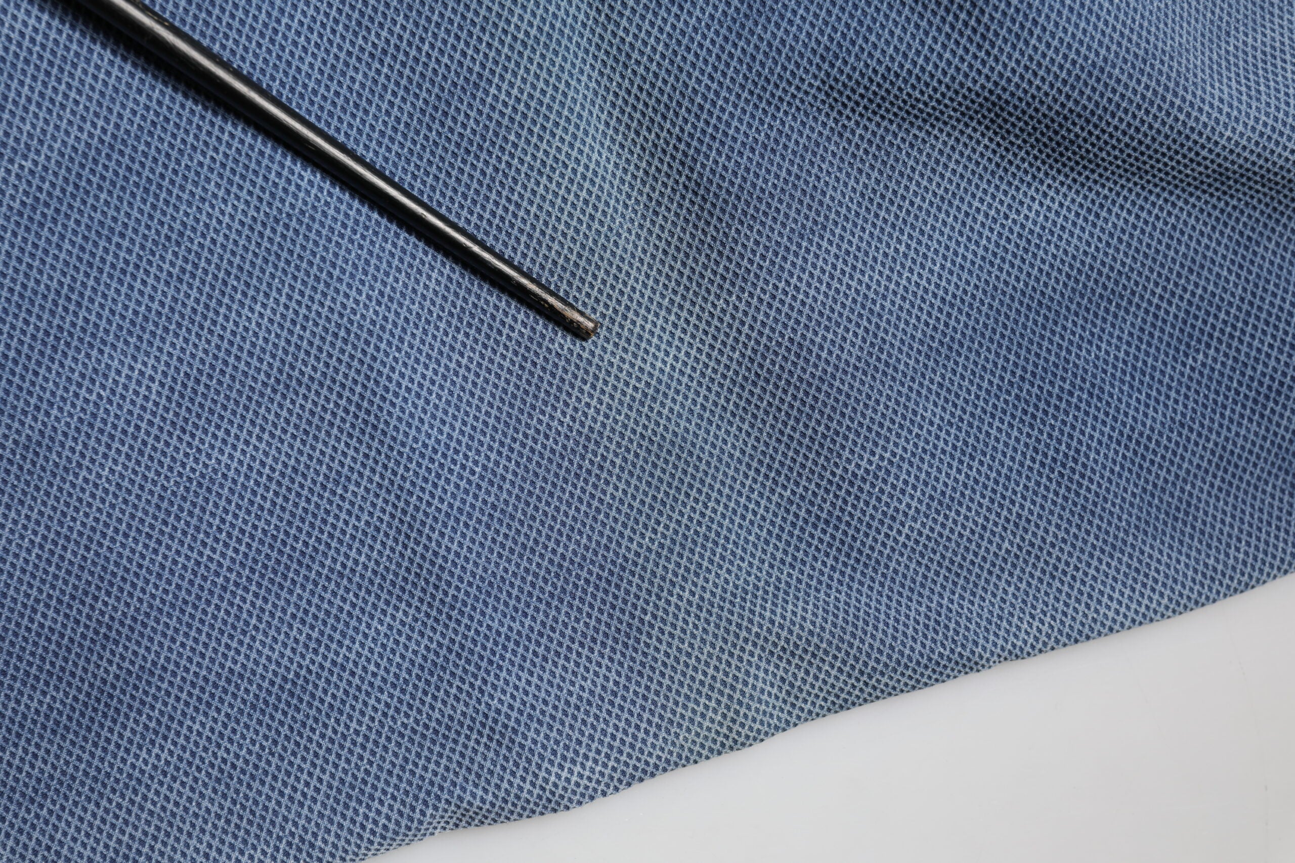 Blue Cotton Stretch Men Chino Trouser Pants