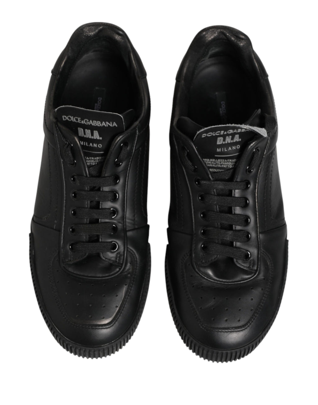 Black MIAMI Calf Low Top Men Sneakers  Shoes