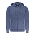 Blu Poliammide Male Cardigan