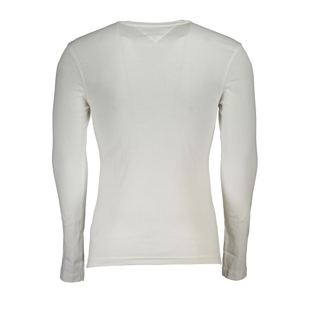 White Cotton Men T-Shirt