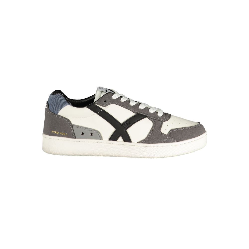 Bianco Polyurethane Men Sneaker