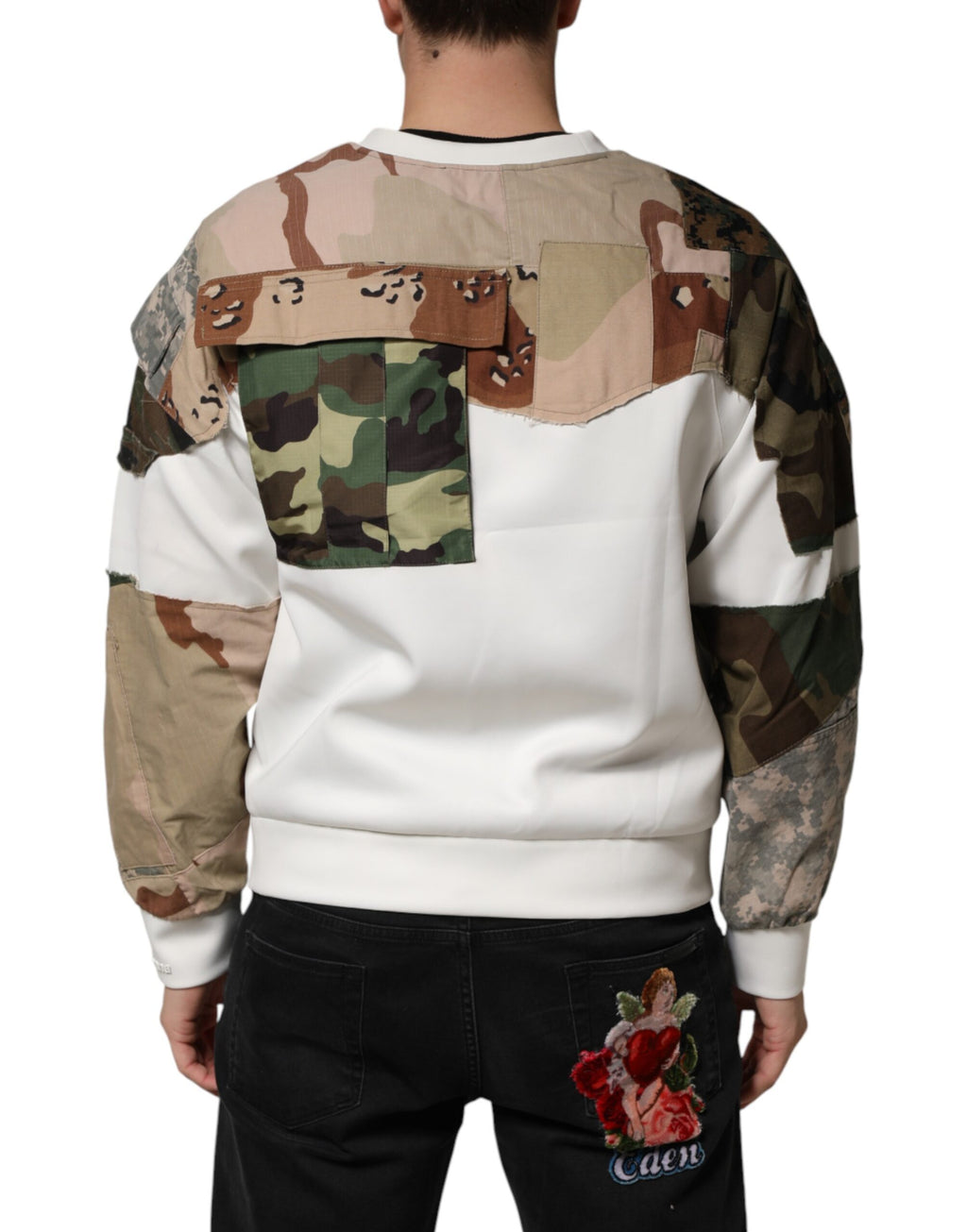 Multicolor Camouflage Sweatshirt Sweater