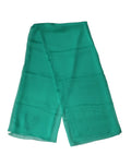 Green Stole Silk Neck Wrap Shawl Scarf