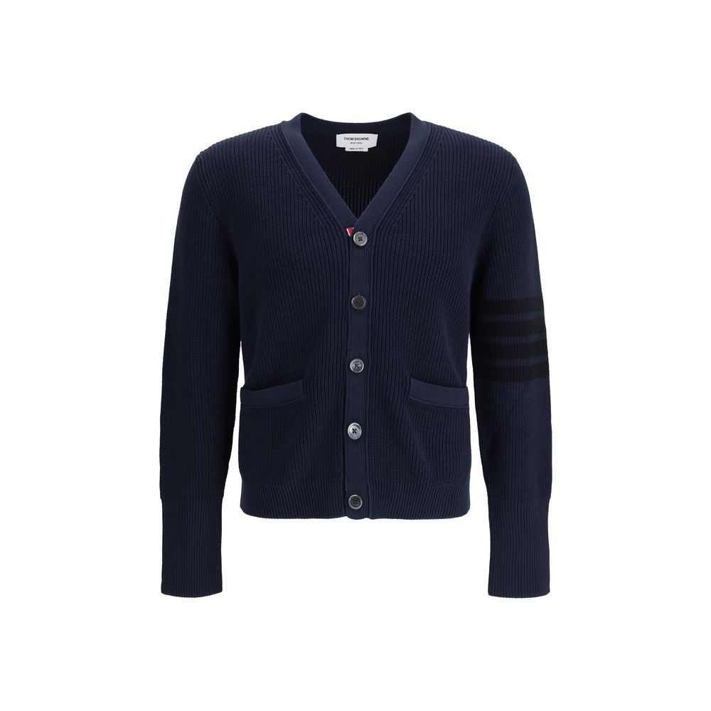 Blue Cotton Cardigan